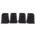 4Pcs Furniture Riser 6in Heavy Duty Slip Proof ABS Bed Rise Lift Block for Chair Sofa