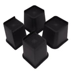 4Pcs Furniture Riser 6in Heavy Duty Slip Proof ABS Bed Rise Lift Block for Chair Sofa