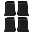 4Pcs Furniture Riser 6in Heavy Duty Slip Proof ABS Bed Rise Lift Block for Chair Sofa