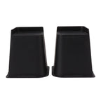 4Pcs Furniture Riser 6in Heavy Duty Slip Proof ABS Bed Rise Lift Block for Chair Sofa