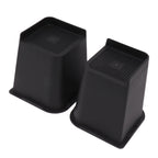 4Pcs Furniture Riser 6in Heavy Duty Slip Proof ABS Bed Rise Lift Block for Chair Sofa