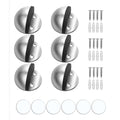 Dome Door Stop 304 Stainless Steel Sound Dampening Floor Door Bumper Punching Free Collision Proof