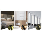 Dome Door Stop 304 Stainless Steel Sound Dampening Floor Door Bumper Punching Free Collision Proof