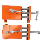 2pcs Cabinet Claw Aluminum Alloy Cabinet Claw Clamps for Installing Cabinetry Face Frame Orange
