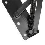 80 Degrees Shear Hinge Cold Rolled Steel Foldable Upturned Support Hinge for Cabinet Doors Bed Sofa