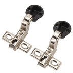 2pcs 26mm Hole Glass Hinge Mini Cabinet Hinge For Cabinet Glass Door