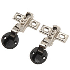 2pcs 26mm Hole Glass Hinge Mini Cabinet Hinge For Cabinet Glass Door