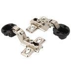 2pcs 26mm Hole Glass Hinge Mini Cabinet Hinge For Cabinet Glass Door
