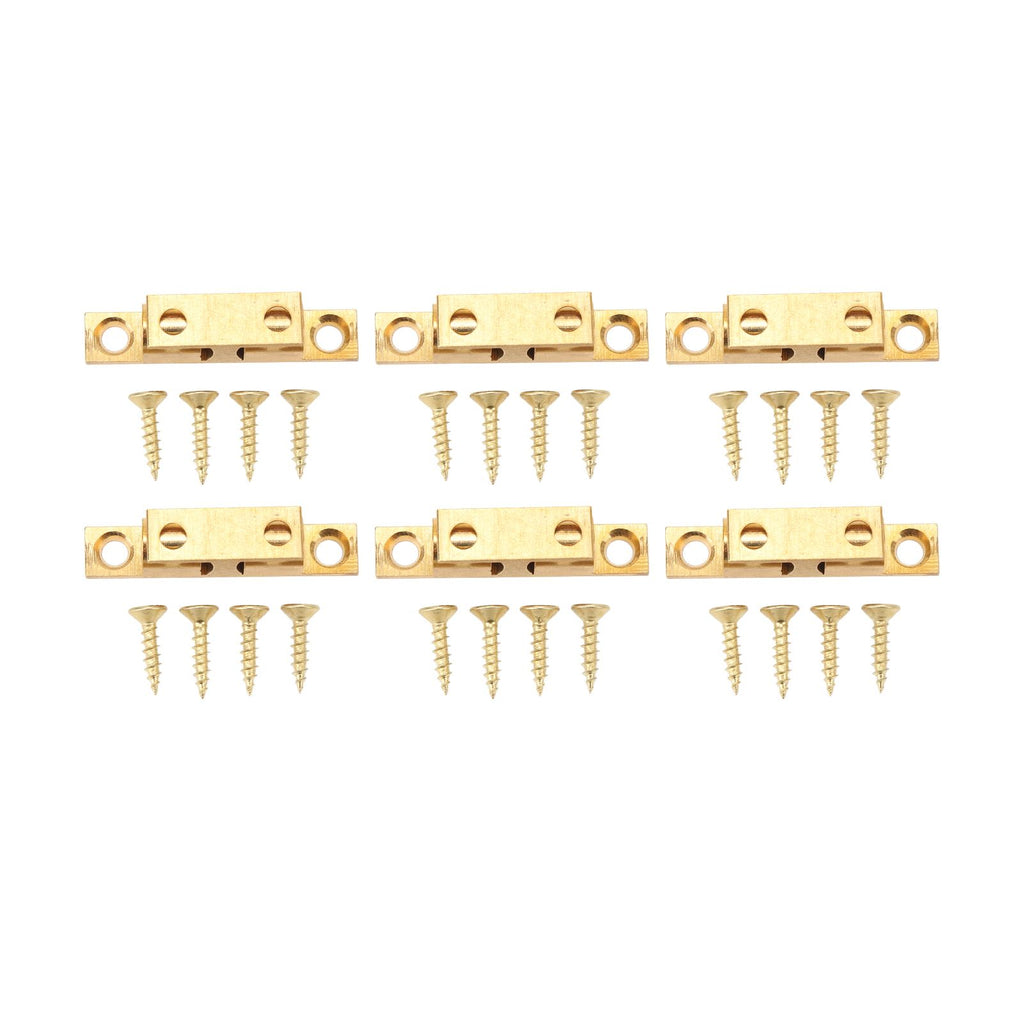 6 Set Cabinet Door Catch Brass Cabinet Door Closet Ball Tension Catch Latch with Gold Screw for Most Cabinets 50mm / 2in