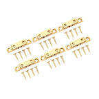 6 Set Cabinet Door Catch Brass Cabinet Door Closet Ball Tension Catch Latch with Gold Screw for Most Cabinets 50mm / 2in