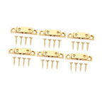 6 Set Cabinet Door Catch Brass Cabinet Door Closet Ball Tension Catch Latch with Gold Screw for Most Cabinets 50mm / 2in