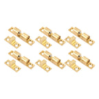 6 Set Cabinet Door Catch Brass Cabinet Door Closet Ball Tension Catch Latch with Gold Screw for Most Cabinets 50mm / 2in