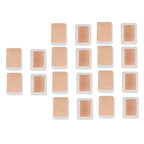 20Pcs Chair Leg Protector for Hardwood Floor Rubber Felt Furniture Pad Cover Non Scratches Noise Transparent Rectangle S
