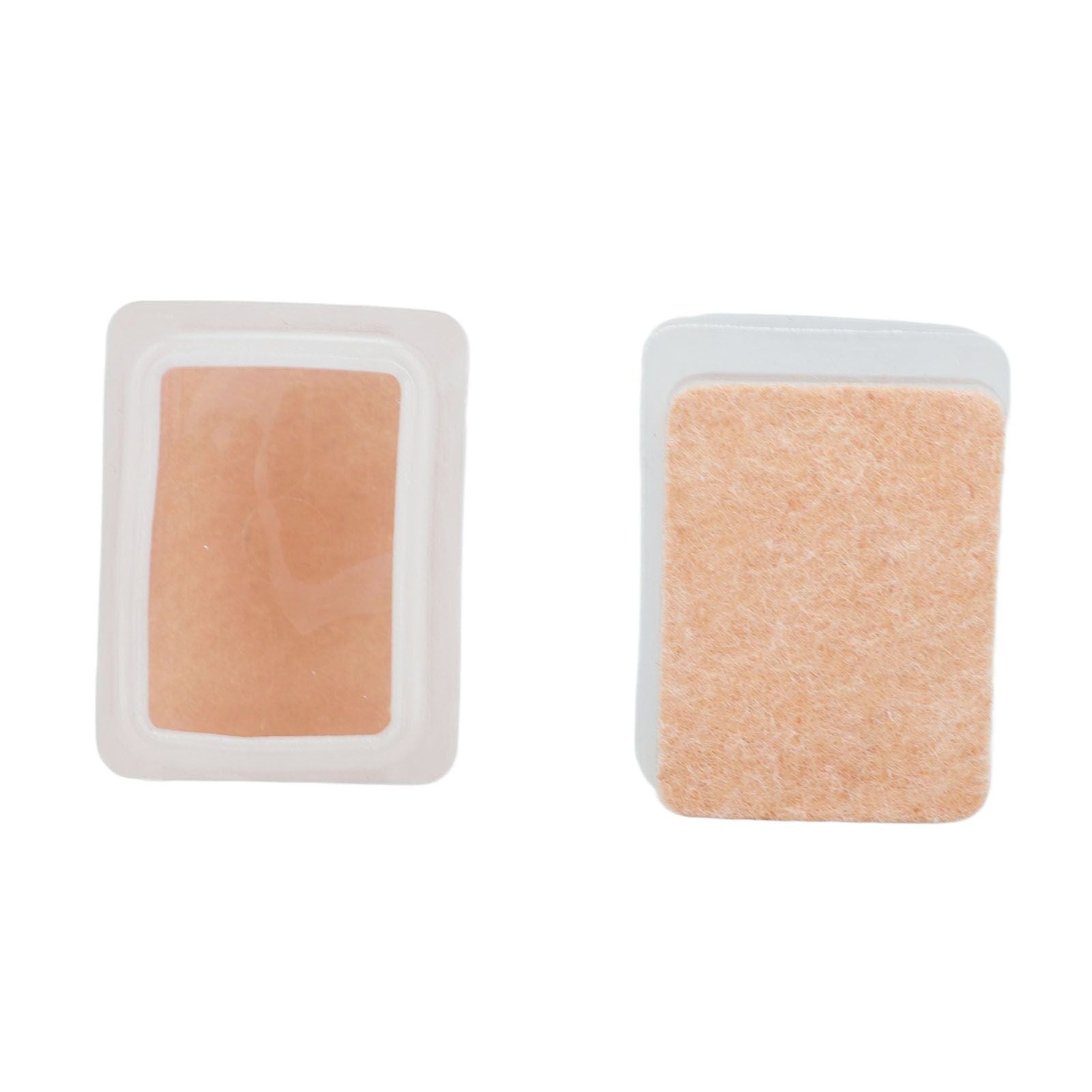 20Pcs Chair Leg Protector for Hardwood Floor Rubber Felt Furniture Pad Cover Non Scratches Noise Transparent Rectangle S
