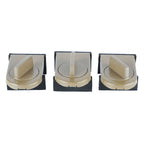 3PCS Sliding Window Locks Aluminum Alloy Safety Lock for Home Bedroom Bathroom Office Brown