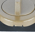 3PCS Sliding Window Locks Aluminum Alloy Safety Lock for Home Bedroom Bathroom Office Brown
