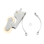2PCS Wardrobe Pulley Stainless Steel Sliding Door Roller Wheels Waterproof Copper Core for Closet Cabinet Furniture Bathroom Convex