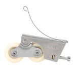 2PCS Wardrobe Pulley Stainless Steel Sliding Door Roller Wheels Waterproof Copper Core for Closet Cabinet Furniture Bathroom Convex