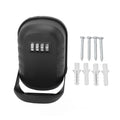 Key Lock Box Safe Security Wall Mounted Waterproof Password Combination Lock Storage Box for House Key Matte Black