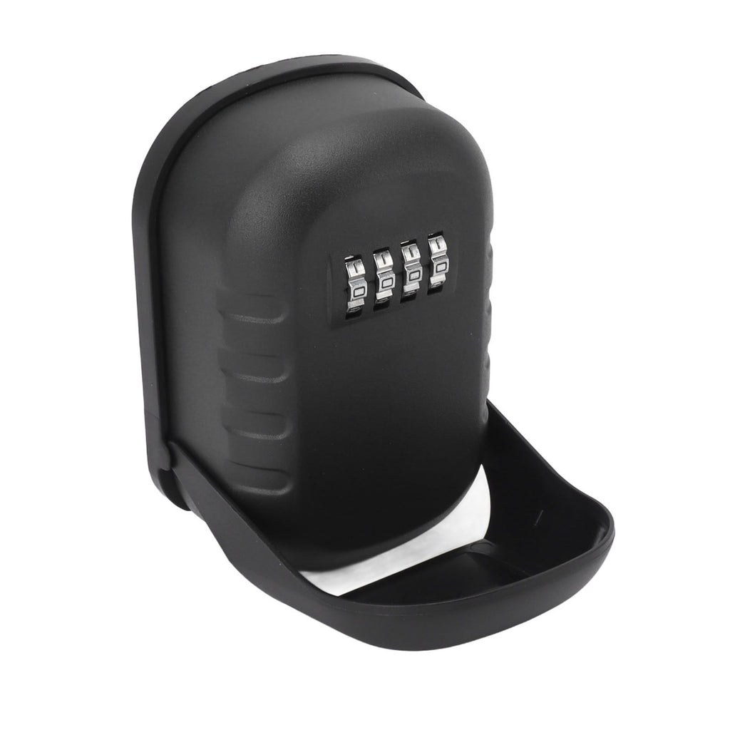 Key Lock Box Safe Security Wall Mounted Waterproof Password Combination Lock Storage Box for House Key Matte Black