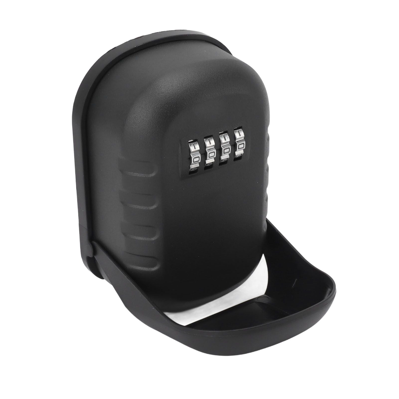 Key Lock Box Safe Security Wall Mounted Waterproof Password Combination Lock Storage Box for House Key Matte Black