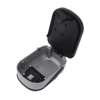 Key Lock Box Safe Security Wall Mounted Waterproof Password Combination Lock Storage Box for House Key Flash Silver