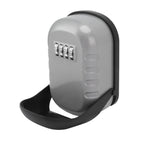 Key Lock Box Safe Security Wall Mounted Waterproof Password Combination Lock Storage Box for House Key Flash Silver