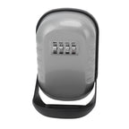 Key Lock Box Safe Security Wall Mounted Waterproof Password Combination Lock Storage Box for House Key Flash Silver