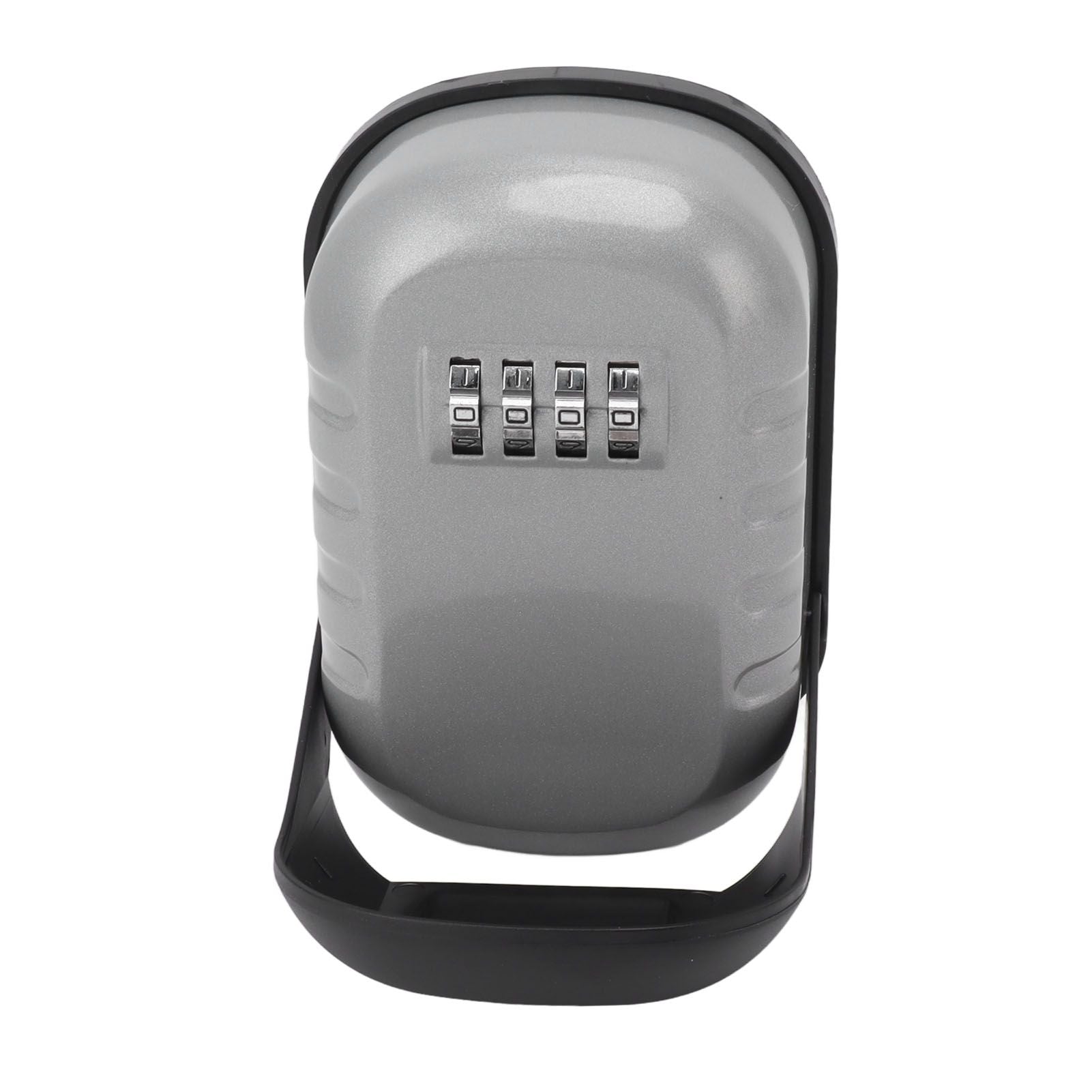 Key Lock Box Safe Security Wall Mounted Waterproof Password Combination Lock Storage Box for House Key Flash Silver