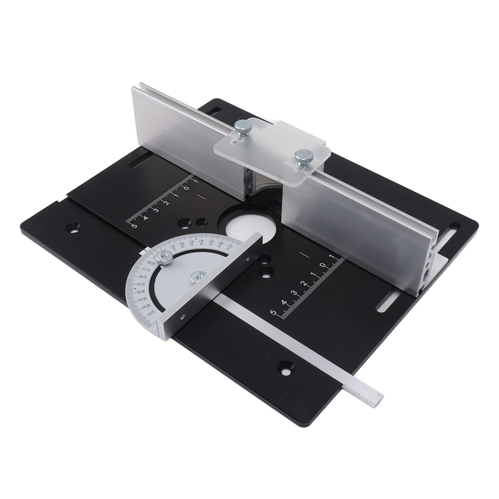 Router Table Insert Board Aluminum Alloy Steel Height Adjustable Milling Trimming Machine Insert Plate