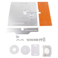 Aluminium Router Table Insert Plate Table for Woodworking Benches Router Plate Wood Tools Milling Trimming Machine