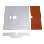 Aluminium Router Table Insert Plate Table for Woodworking Benches Router Plate Wood Tools Milling Trimming Machine