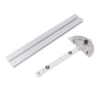 Angle Protractor Angle Finder Ruler Aluminum Alloy Protractor Woodworking Ruler Angle Measure Tool with Backstop