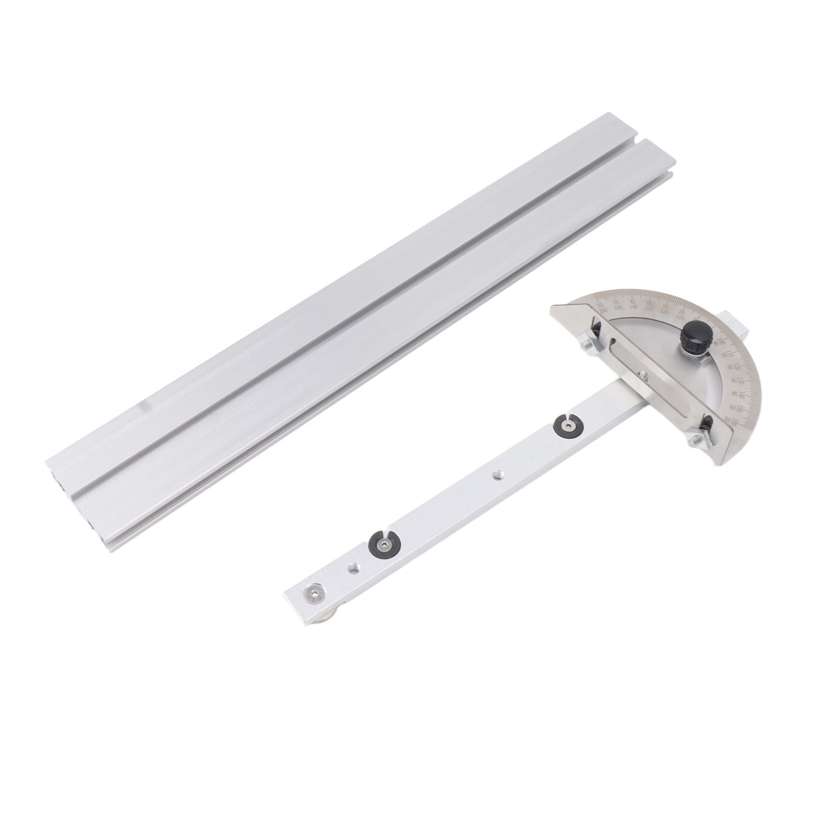 Angle Protractor Angle Finder Ruler Aluminum Alloy Protractor Woodworking Ruler Angle Measure Tool with Backstop