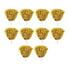 10PCS Cheerleading Pompoms with Straight Handle Reusable Flash Effect Plastic Cheering Poms Ball for Basketball Baseball