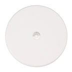 Electric Rotating Display Table LED Light 25cm Noiseless 20kg Load Capacity Turntable Display Stand for Jewelry White
