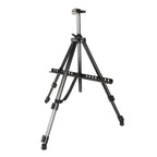 Artist Easel Stand Ferroalloy Adjustable Folding Tripod Display Easel for Drawing Painting Black