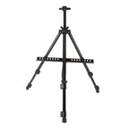 Artist Easel Stand Ferroalloy Adjustable Folding Tripod Display Easel for Drawing Painting Black