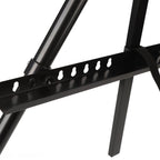 Artist Easel Stand Ferroalloy Adjustable Folding Tripod Display Easel for Drawing Painting Black