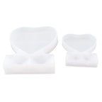 2PCS Heart Shape Photo Frame Mold Silicone Picture Mold DIY Personalized Photo Frame Mold for Home Decoration