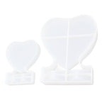 2PCS Heart Shape Photo Frame Mold Silicone Picture Mold DIY Personalized Photo Frame Mold for Home Decoration