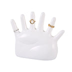 Ring Hand Holder All Round Display Fade Resistant Exquisite Hand Jewelry Display Stand for Bracelets Watches White