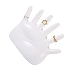 Ring Hand Holder All Round Display Fade Resistant Exquisite Hand Jewelry Display Stand for Bracelets Watches White