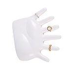 Ring Hand Holder All Round Display Fade Resistant Exquisite Hand Jewelry Display Stand for Bracelets Watches White