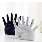 Ring Hand Holder All Round Display Fade Resistant Exquisite Hand Jewelry Display Stand for Bracelets Watches White