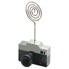 Place Card Holder Cute Shape Retro Wood Table Picture Holder Card Holder Memo Clip Holder for Home and Office Camera