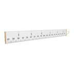 Kids Growth Chart Accurate Baby Height Growth Chart Ruler Removable Canvas Wall Hanging Measurement Chart for Home Classic White