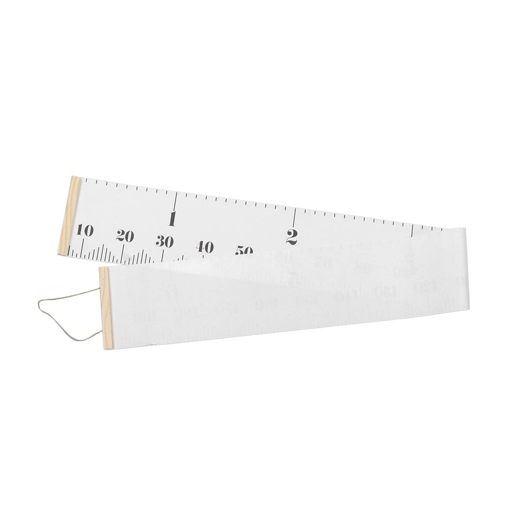 Kids Growth Chart Accurate Baby Height Growth Chart Ruler Removable Canvas Wall Hanging Measurement Chart for Home Classic White