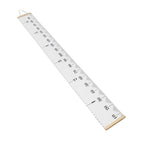 Kids Growth Chart Accurate Baby Height Growth Chart Ruler Removable Canvas Wall Hanging Measurement Chart for Home Classic White