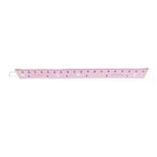 Kids Growth Chart Accurate Baby Height Growth Chart Ruler Removable Canvas Wall Hanging Measurement Chart for Home Pink Cloud